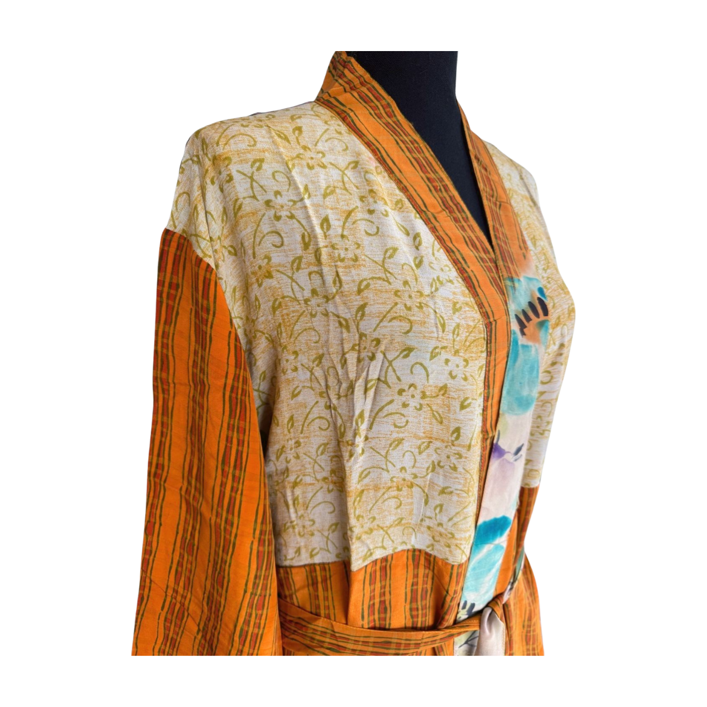 Silk Patchwork Kimono #28