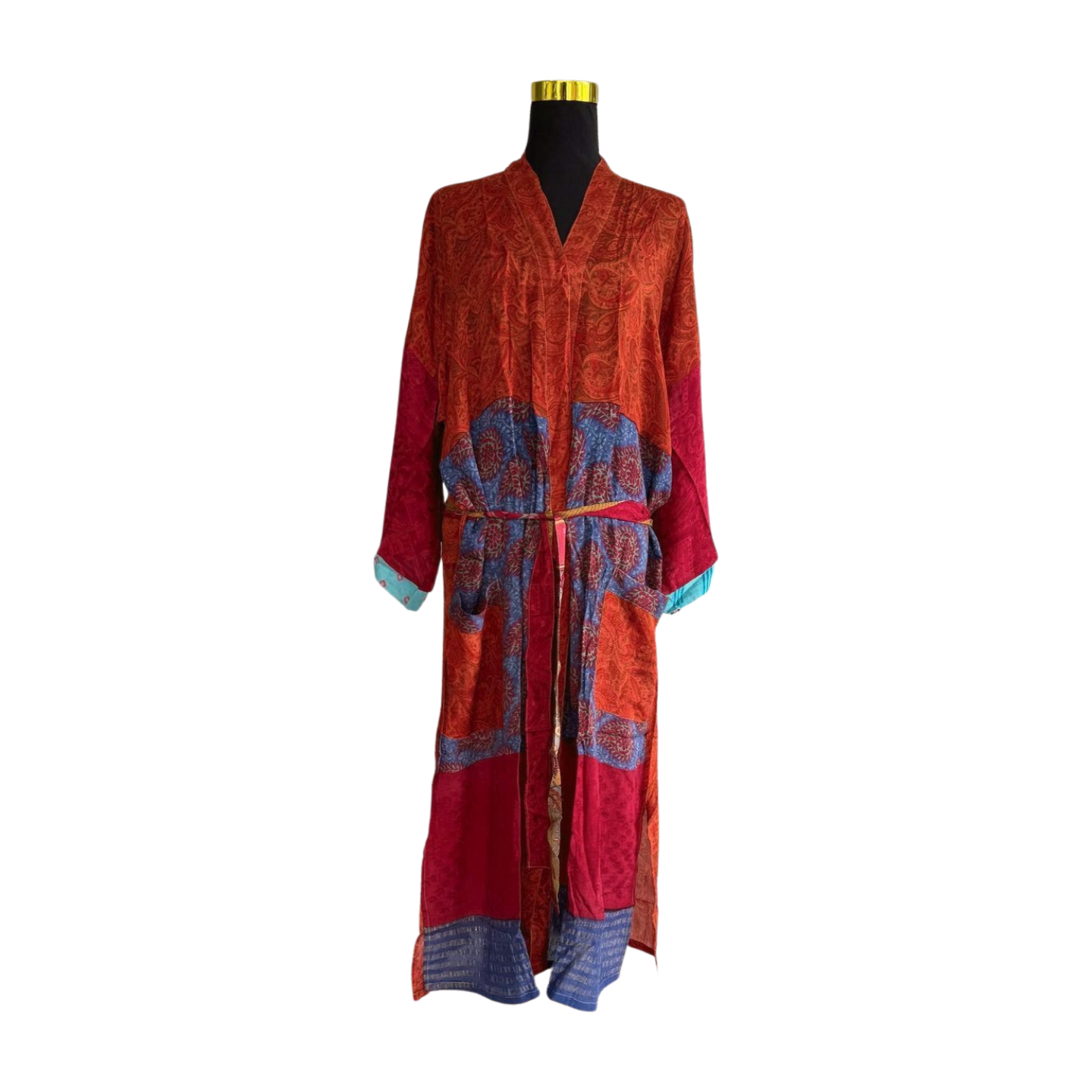 Silk Patchwork Kimono #44