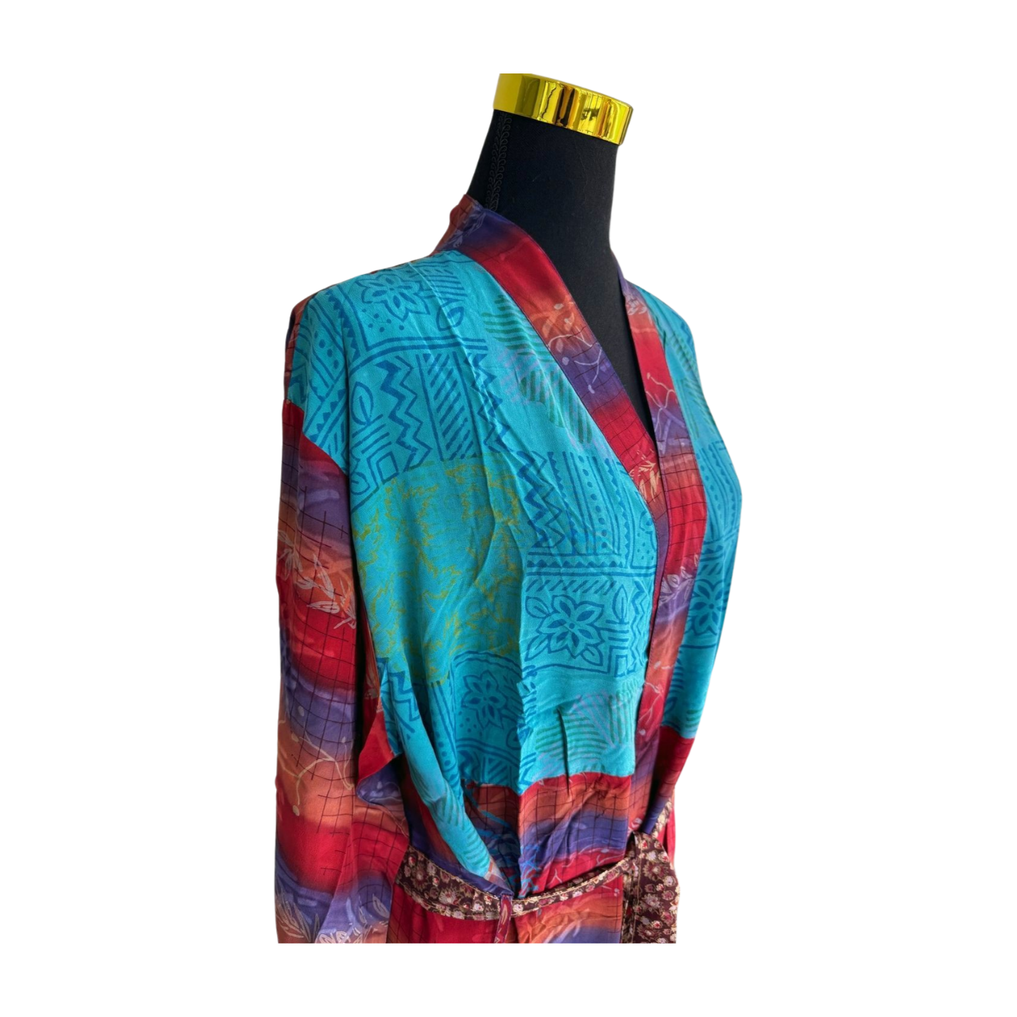 Silk Patchwork Kimono #39