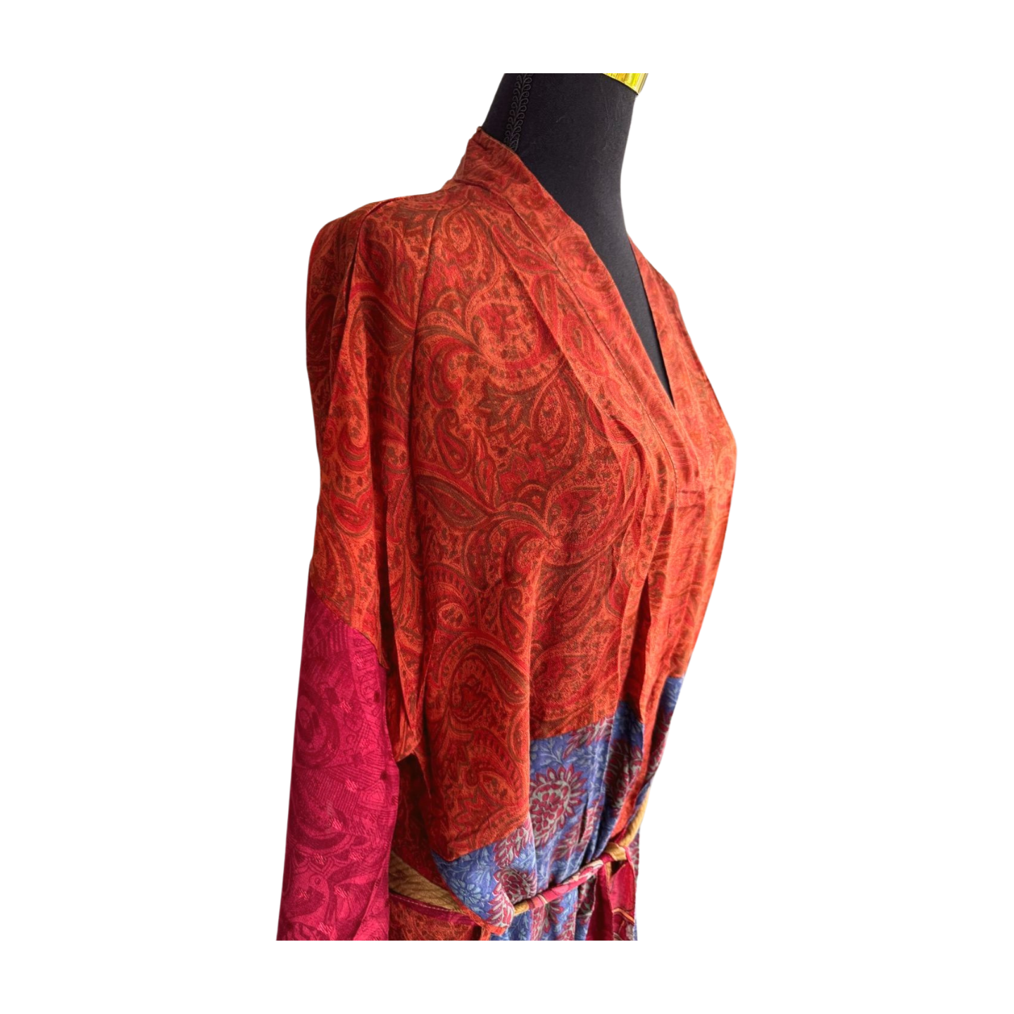 Silk Patchwork Kimono #44