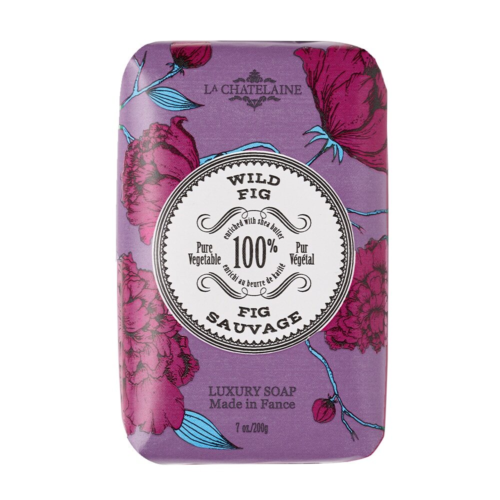 La Chatelaine Luxury Wrapped Soap Wild Fig 200g