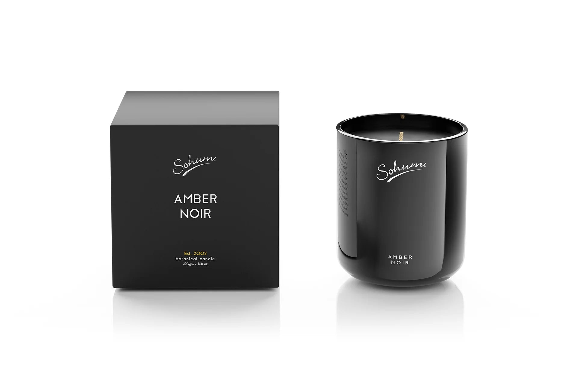 Sohum Scented Candle Amber Noir - Isabel Harris