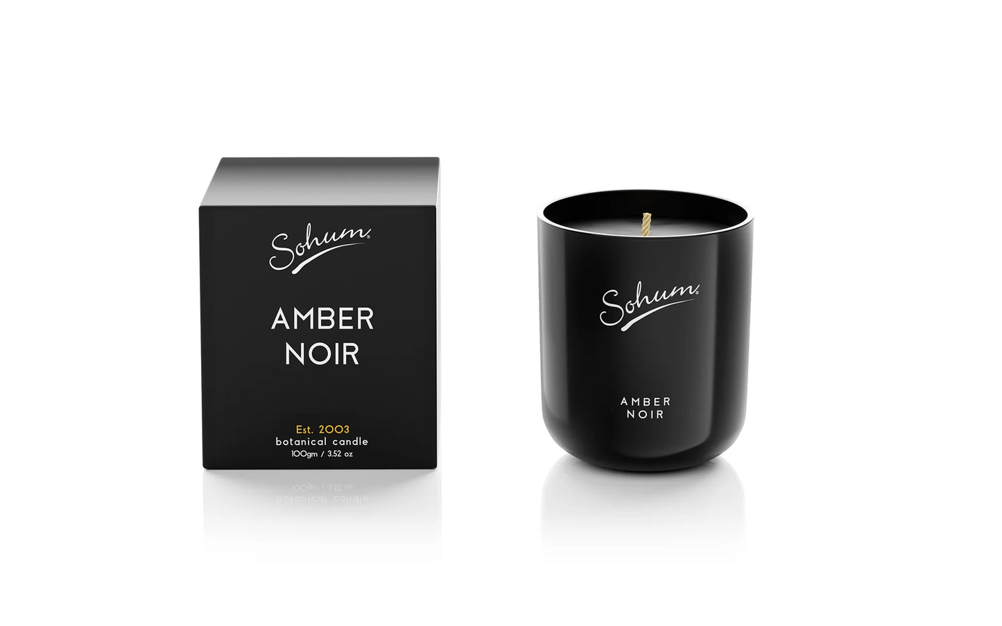 Sohum Mini Candle Amber Noir - Isabel Harris