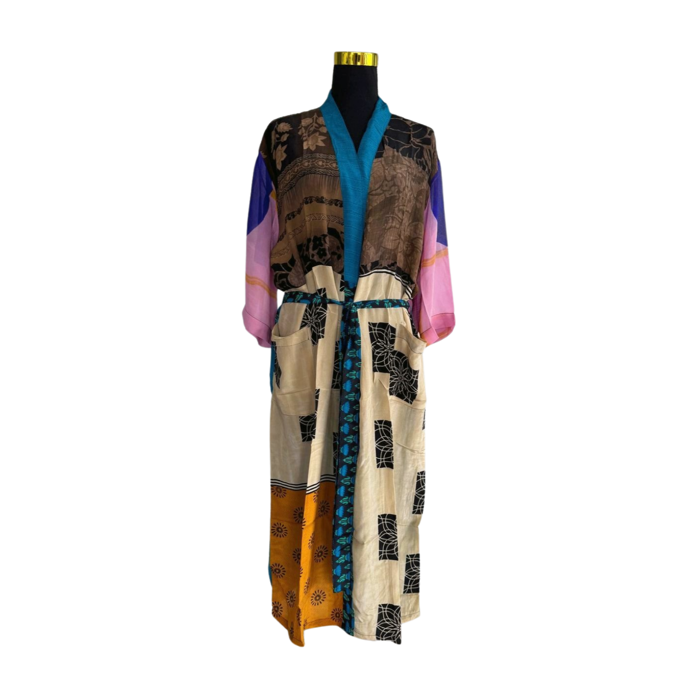 Silk Patchwork Kimono #41