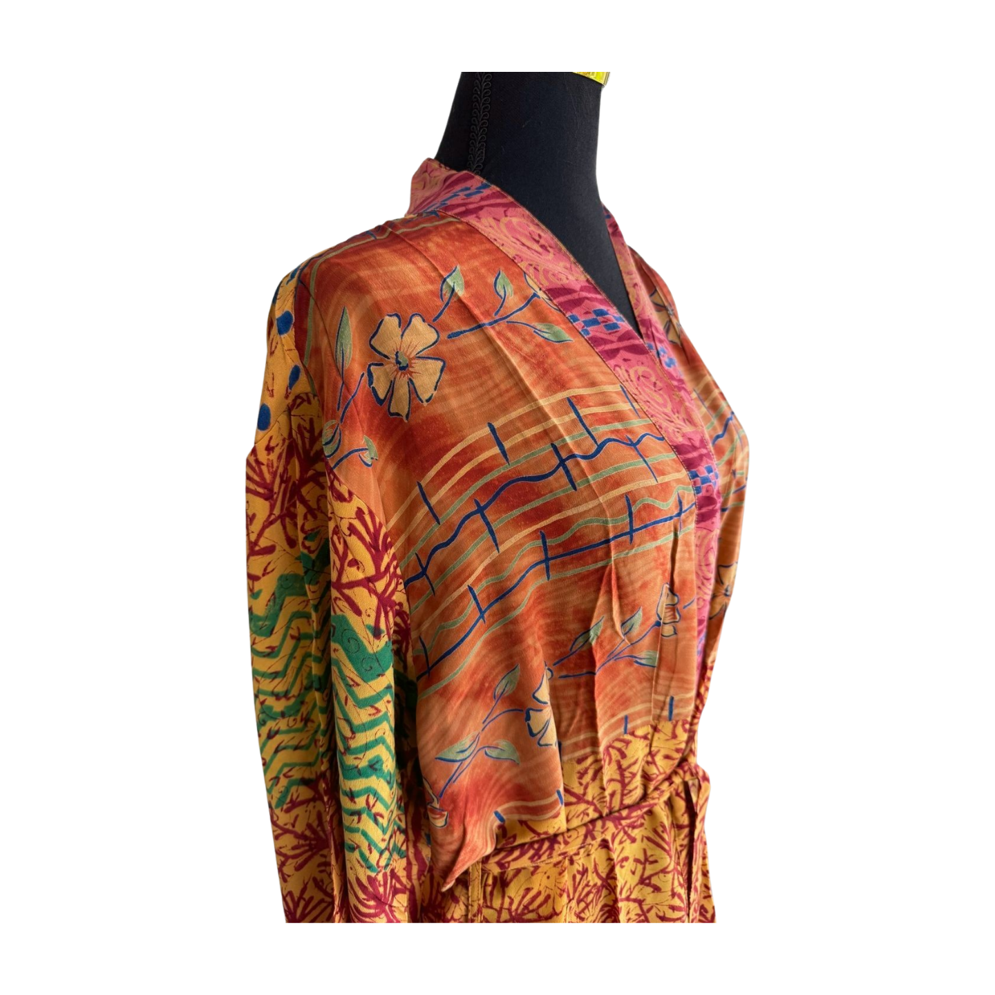 Silk Patchwork Kimono #47