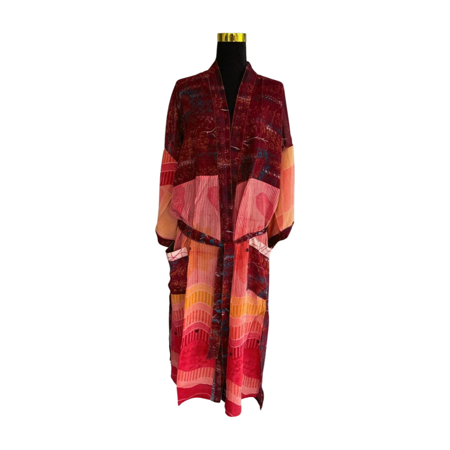 Silk Patchwork Kimono #36