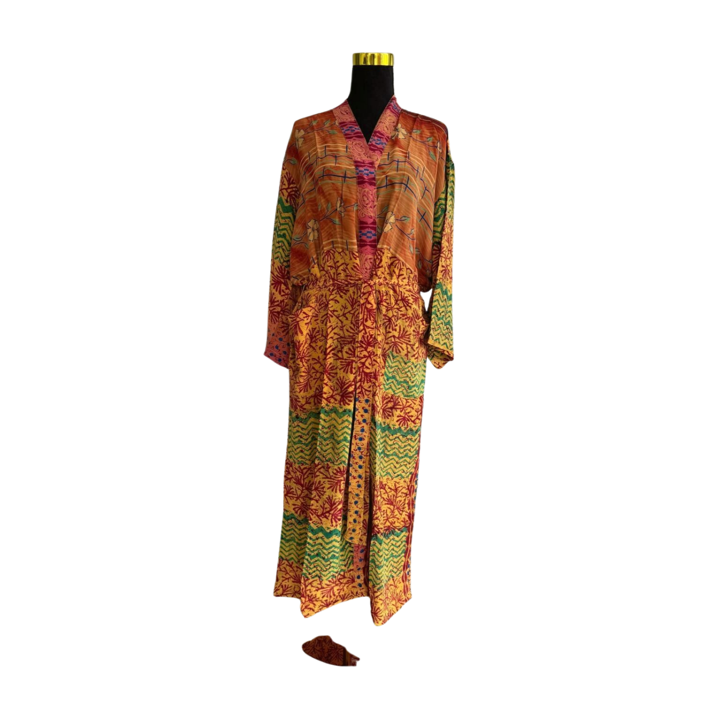 Silk Patchwork Kimono #47