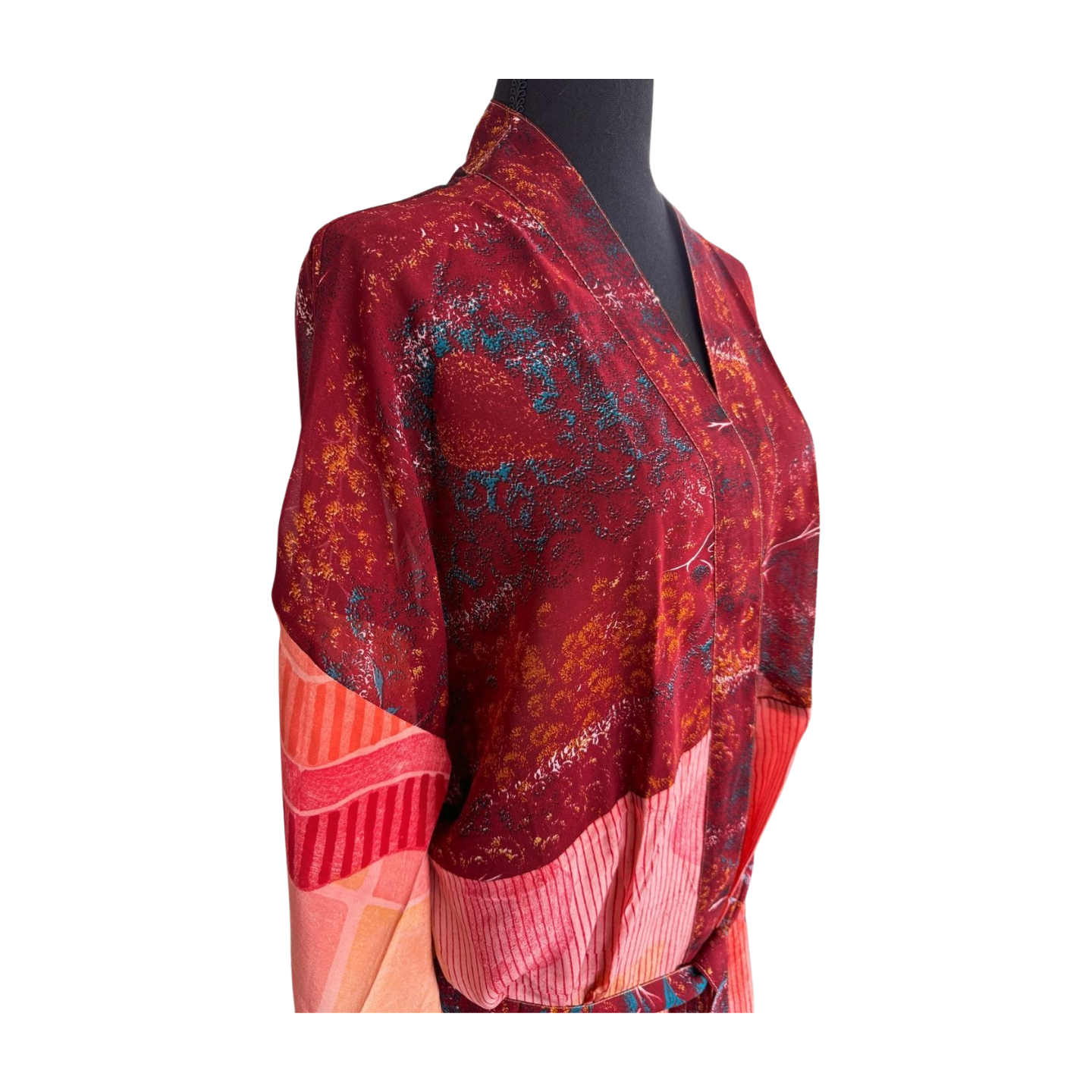 Silk Patchwork Kimono #36