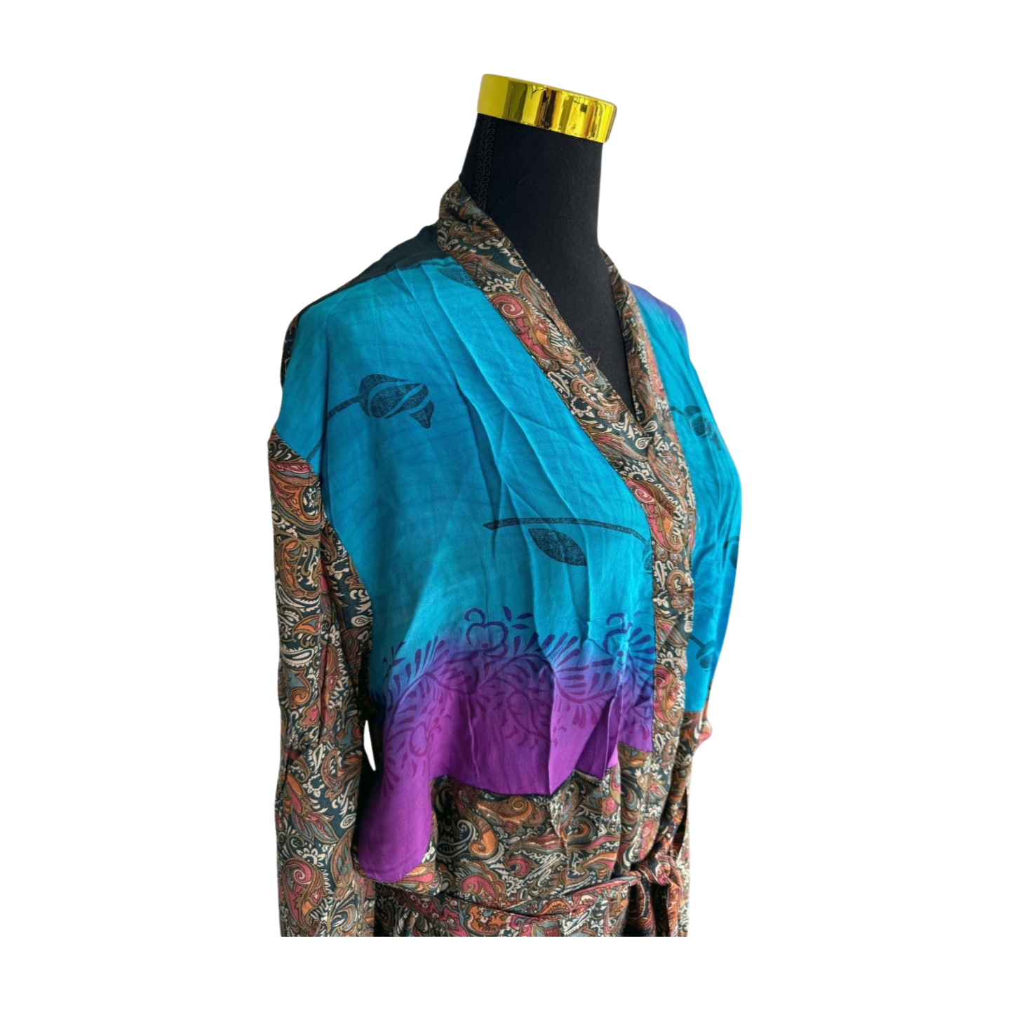 Silk Patchwork Kimono #40