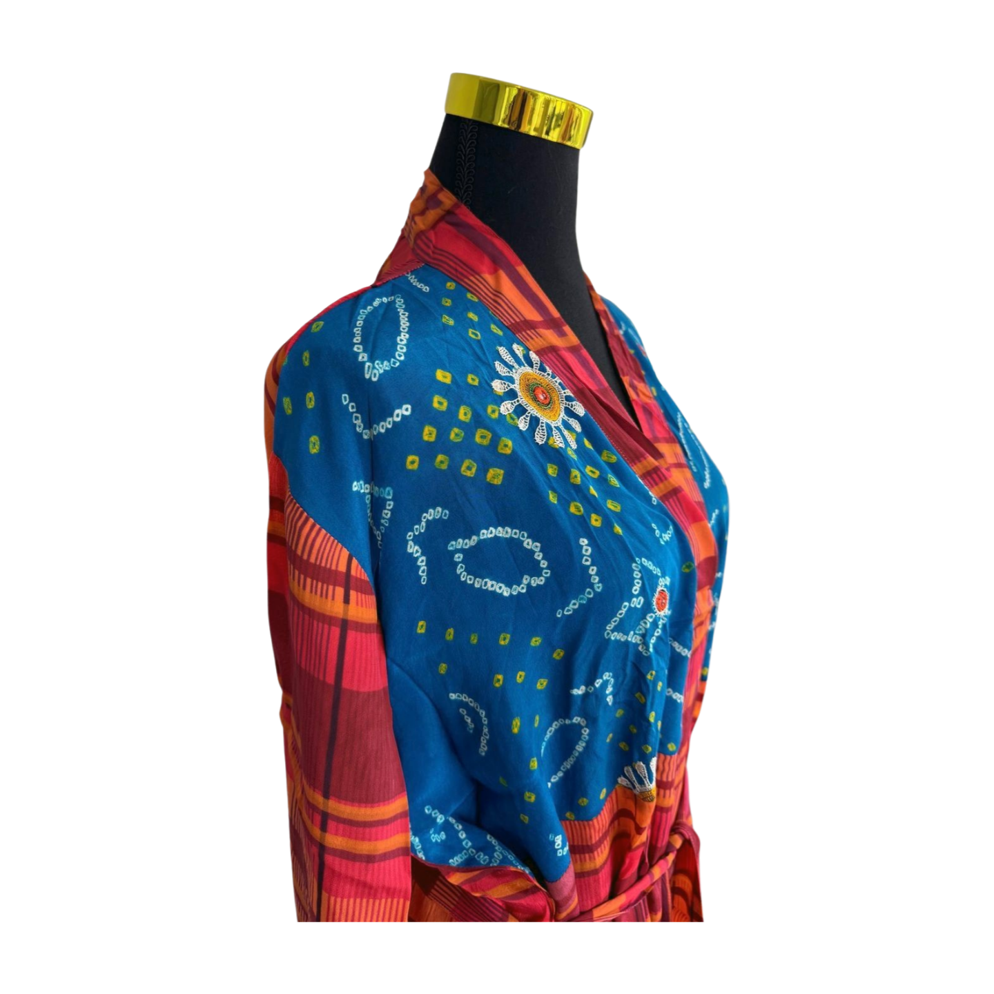 Silk Patchwork Kimono #45