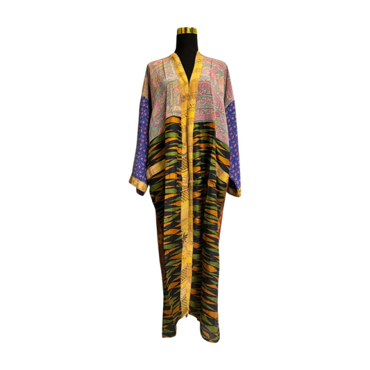 Silk Patchwork Kimono #1