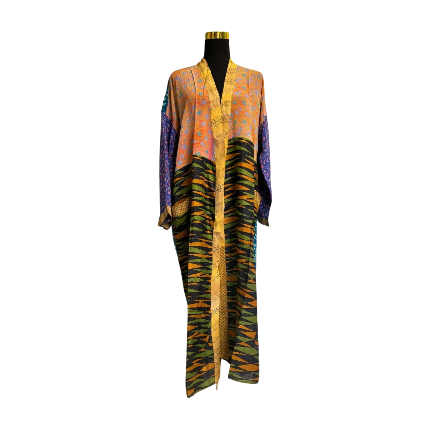 Silk Patchwork Kimono #6
