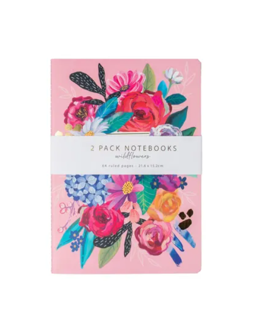 Diesel & Dutch Notebook - Asst 2 pk Wildflowers