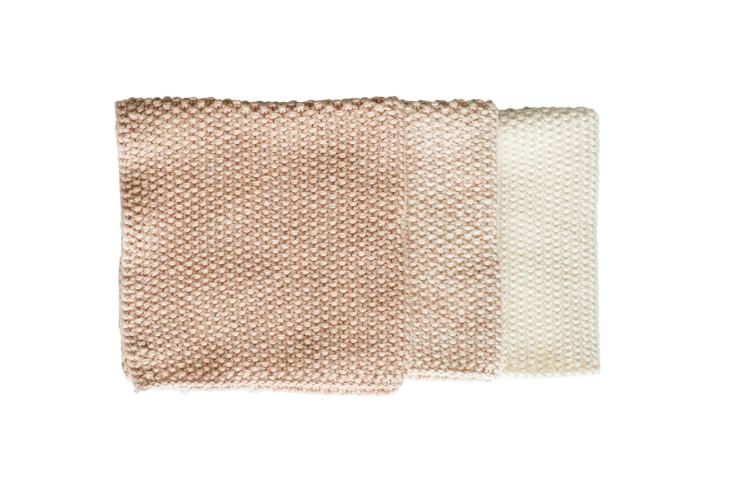 Bianca Lorenne Knitted Cotton Washcloths