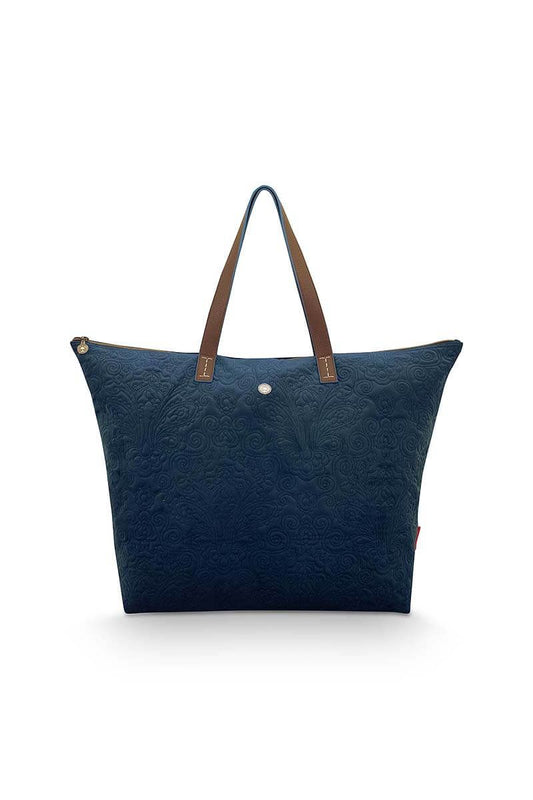 Pip Studio Quiltey Days Tote Bag - Blue