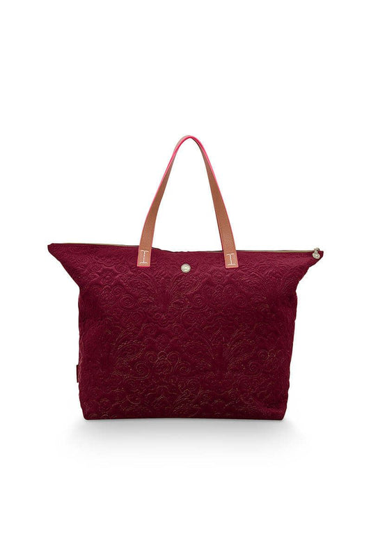 Pip Studio Quiltey Days Tote Bag - Red