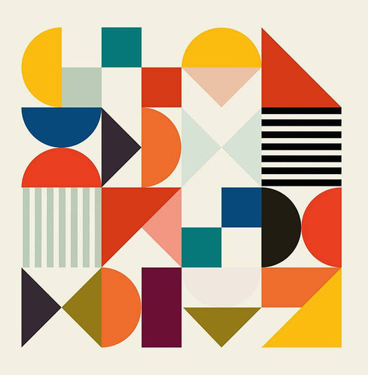 Greeting Card - Bauhaus Square - Isabel Harris